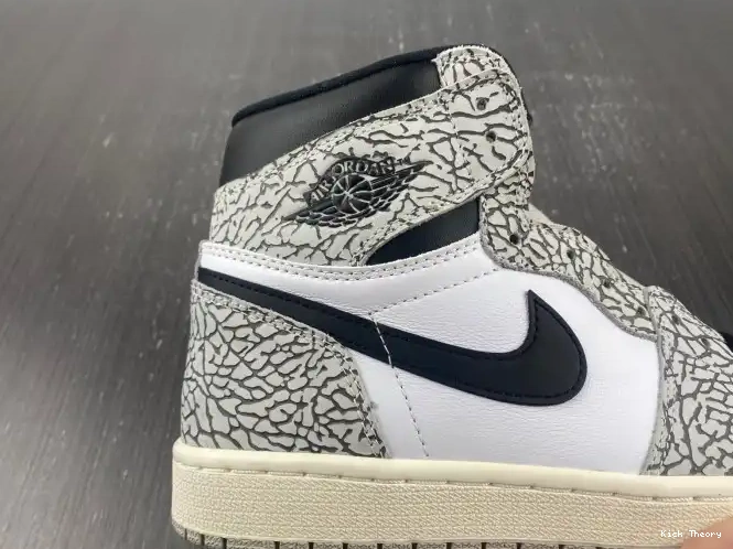 Kick Theory 1 Jordan Cement Air High DZ5485-052 White OG 0516
